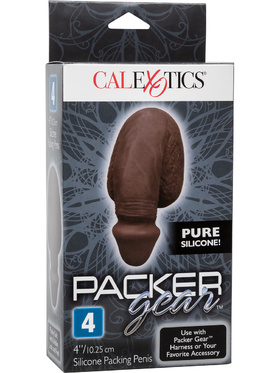 California Exotic: Silicone Packing Penis, 10.25 cm, svart hudfärg