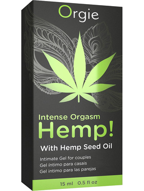 Orgie: Intense Orgasm Hemp, Intimate Gel for Couples