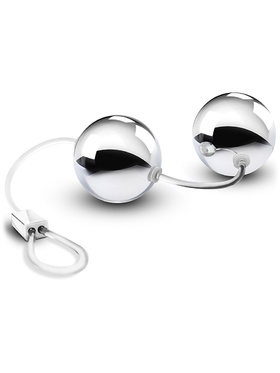 B Yours: Bonne Beads, Weighted Kegel Balls, silver