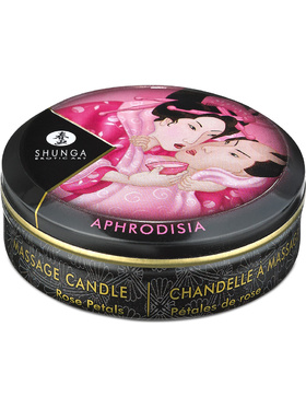 Shunga: Mini Massage Candle, Aphrodisia, Rose Petals