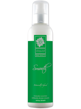 Sliquid: Balance Smooth, Shave Cream, Honeydew Cucumber, 255 ml