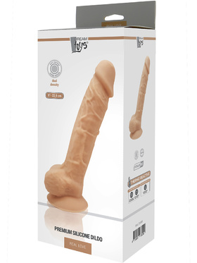 Dream Toys: Real Love, Premium Silicone Dildo, 23 cm