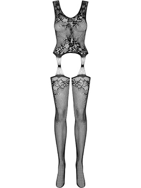 Obsessive: F221 Bodystocking, svart