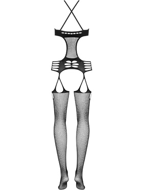 Obsessive: N116 Bodystocking, svart, S/M/L