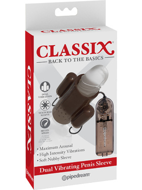 Pipedream: Classix, Dual Vibrating Penis Sleeve