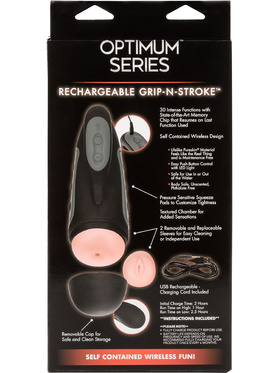 California Exotic: Optimum Series, Rechargeable Grip-N-Stroke