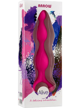 Alive: Arrow Anal Beads, rosa