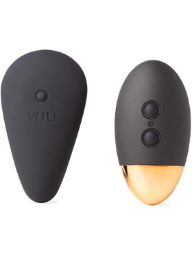 VOU: Cappillo, Slip Vibrator with Remote, svart