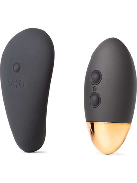 VOU: Cappillo, Slip Vibrator with Remote, svart