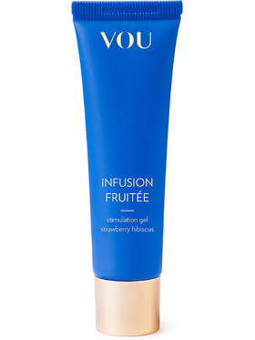 VOU: Infusion Fruitée, Stimulating Gel, Strawberry Hibiscus, 30 ml
