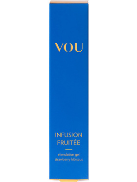 VOU: Infusion Fruitée, Stimulating Gel, Strawberry Hibiscus, 30 ml