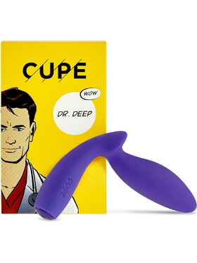 Cupe: Dr. Deep, Vibrating Anal Plug, lila