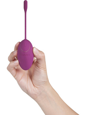 Svara: Zirra, Vibrating Egg with Remote, lila