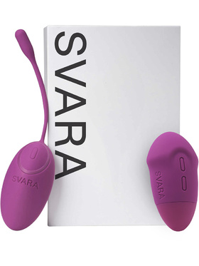 Svara: Zirra, Vibrating Egg with Remote, lila