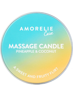 Amorelie Care: Massage Candle, Pineapple & Coconut, 43 ml