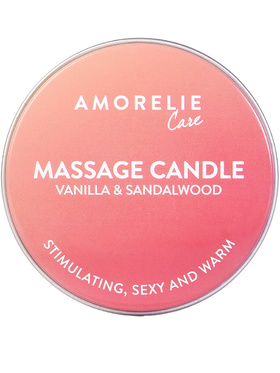 Amorelie Care: Massage Candle, Vanilla & Sandalwood, 43 ml