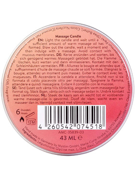 Amorelie Care: Massage Candle, Vanilla & Sandalwood, 43 ml