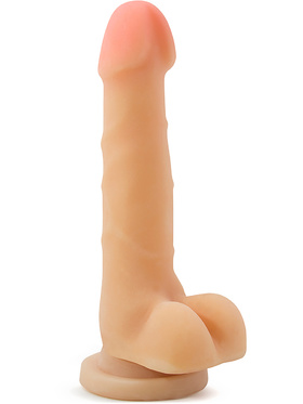 Au Naturel: Sam Dildo, 20 cm, ljus