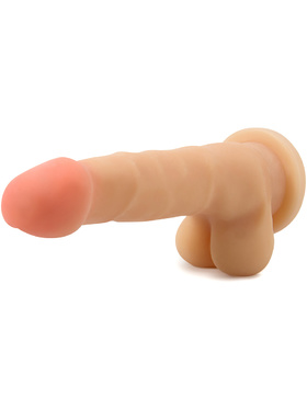 Au Naturel: Sam Dildo, 20 cm, ljus