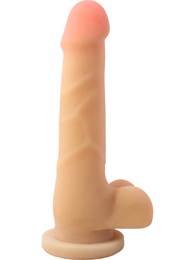 Au Naturel: Sam Dildo, 20 cm, ljus