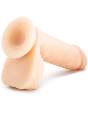 Blush: Au Naturel, Sensa Feel Dildo, 8 inch, hudfärgad