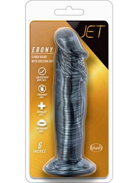 Jet: Ebony Dildo, 16 cm