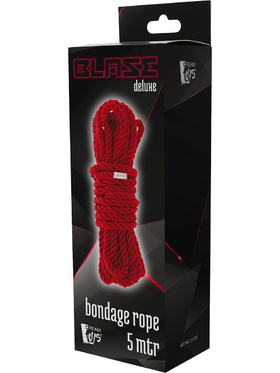 Dream Toys: Blaze, Deluxe Bondage Rope, 5m, röd