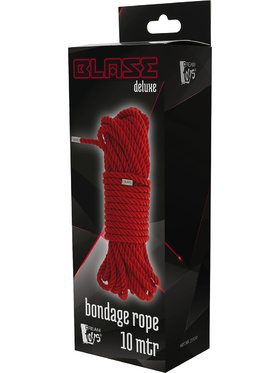 Dream Toys: Blaze, Deluxe Bondage Rope, 10m, röd