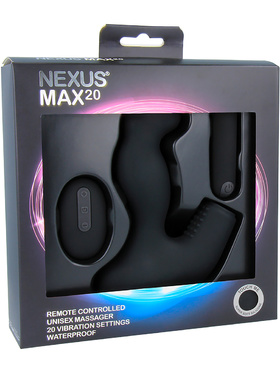 Nexus: Max 20, Remote Controlled Unisex Massager