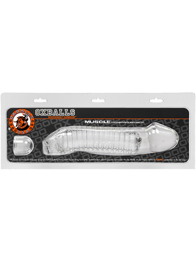 Oxballs: Muscle, Cocksheath with Adjustable Fit, transparent