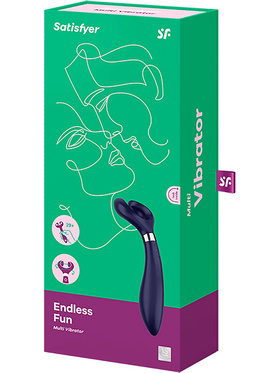 Satisfyer: Endless Fun, Multi Vibrator, blå