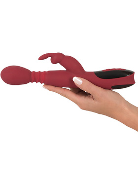 You2Toys: Silicone Rabbit Vibrator, röd