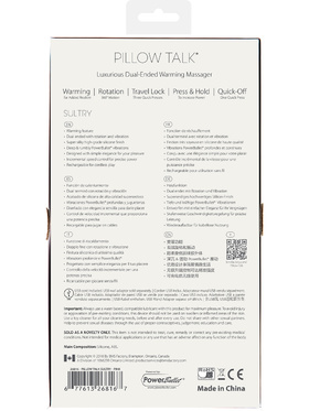 Pillow Talk: Sultry, Luxurious Dual-Ended Warming Massager