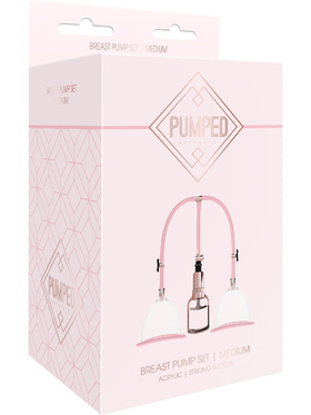 Pumped: Breast Pump Set, medium, rosa