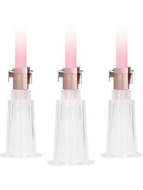 Pumped: Clitoral & Nipple Pump Set, medium, rosa