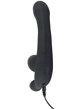 You2Toys: Vibrating Strapless Strap-On, Triple Teaser, svart