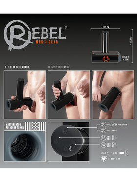 Rebel: Masturbator with Vibrating & Jerk Off Simulation