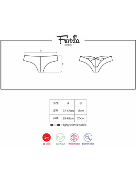 Obsessive: Frivolla Panties, svart