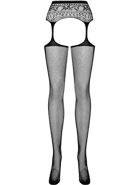 Obsessive: S307 Garter Stockings, svart