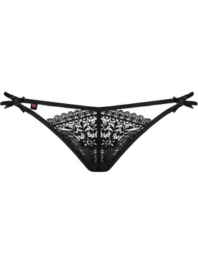 Obsessive: Intensa Double Thong, svart