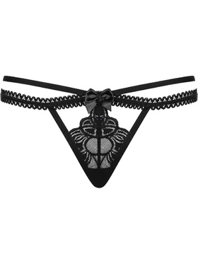 Obsessive: Wonderia Thong, svart