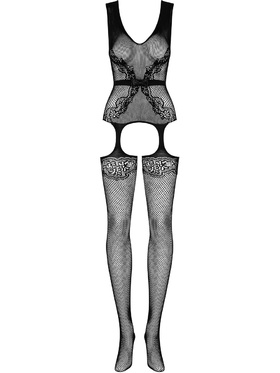 Obsessive: F217 Bodystocking, svart