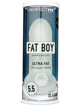Perfect Fit: Fat Boy Ultra Fat Sheath, 5.5 inch, transparent