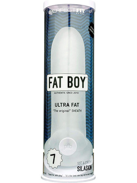 Perfect Fit: Fat Boy Ultra Fat Sheath, 7 inch, transparent