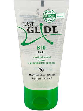 Just Glide Bio Anal: Vattenbaserat glidmedel, 50 ml