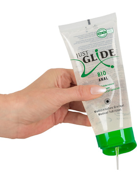 Just Glide Bio Anal: Vattenbaserat glidmedel, 200 ml