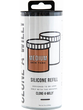 Clone-A-Willy: Silicone Refill, mörkare hudfärg
