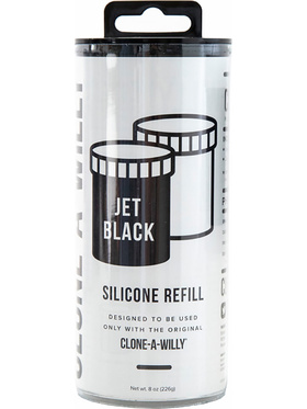 Clone-A-Willy: Silicone Refill, svart