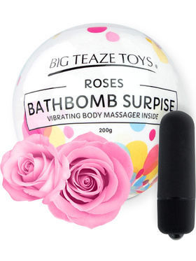 Big Teaze Toys: Bath Bomb Surprise with Vibrator, Roses