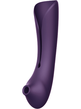 Zalo: Queen Set, G-spot PulseWave Vibrator with Suction Sleeve, lila